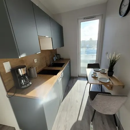아파트 Polnische Ostseekueste Oceanhome66 B 코워브제크